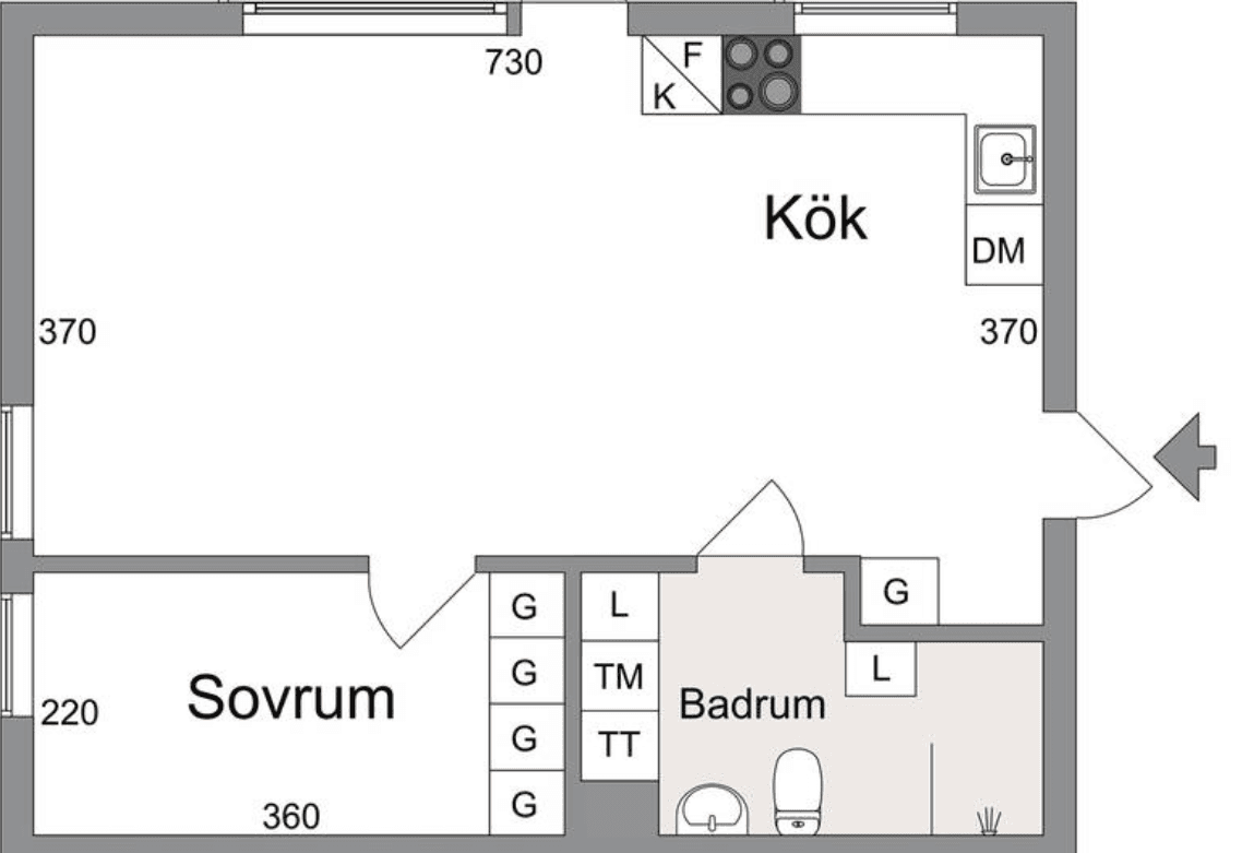 2-room apartment in Södertälje, Lingonstigen - image 1 2-room apartment in Södertälje, Lingonstigen - image 1